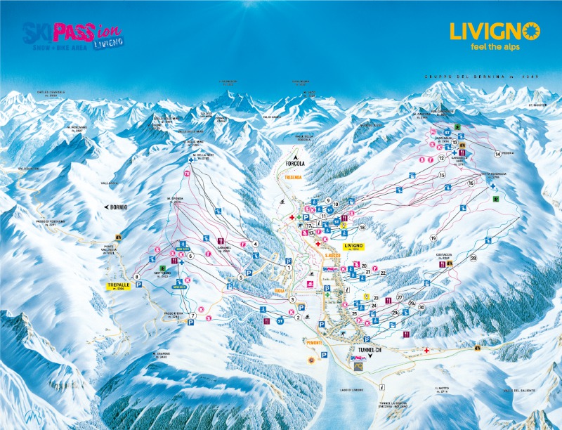 livigno ski map