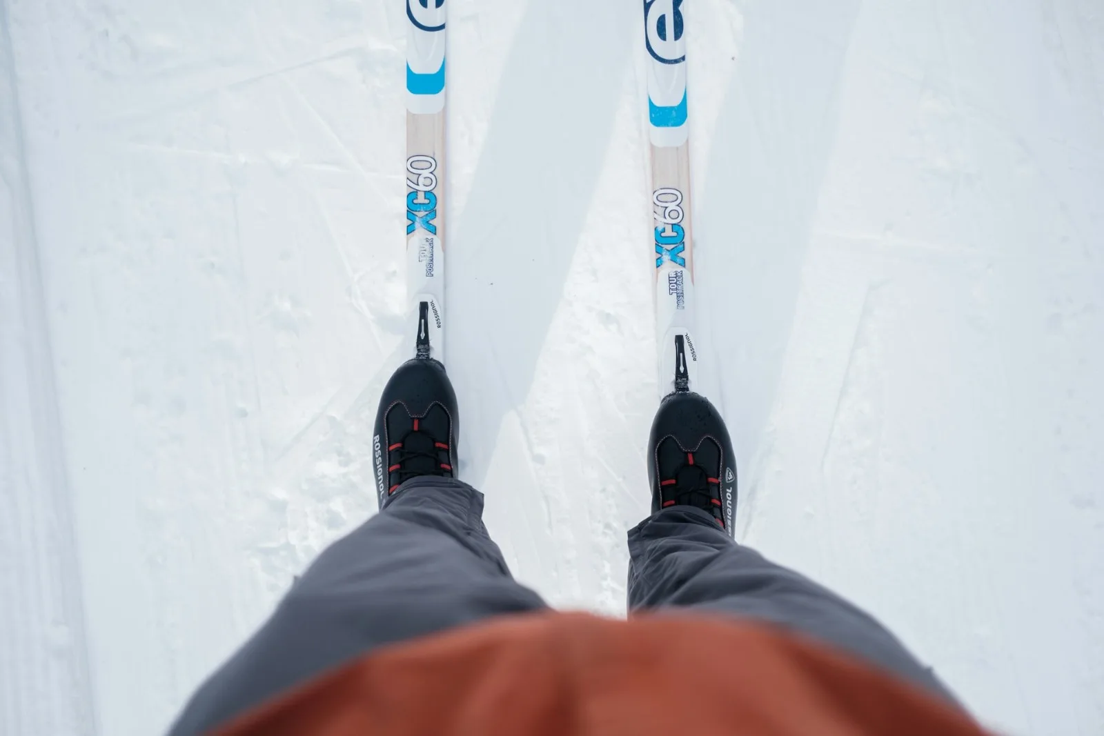 How do you teach a child to ski?