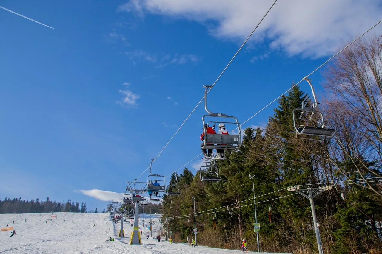 How to ride a platter lift safely?