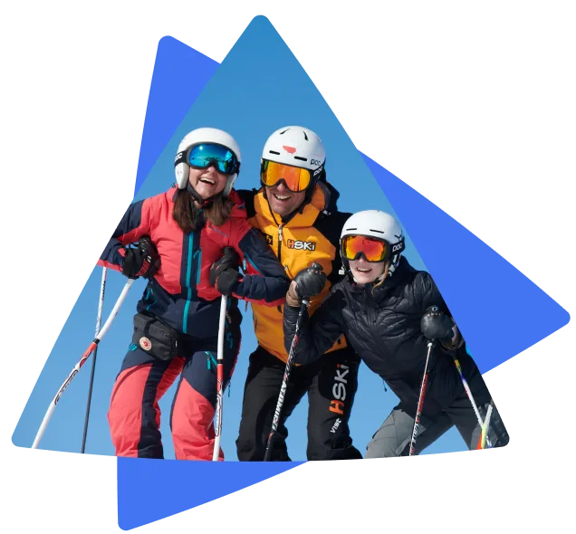 HSKI instructors on the slope